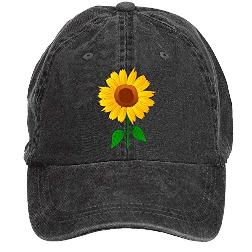 Book Cover Forlia Sunflower Clipart Baseball Cap Velcro Adjustable Unisex Hat