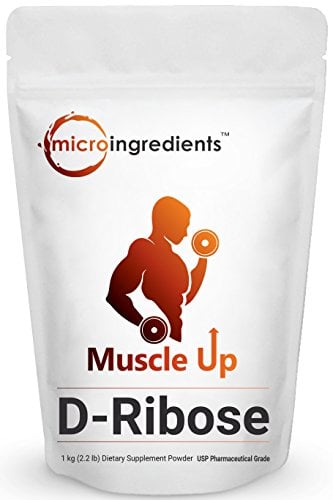 Book Cover Pure D Ribose Powder, 1 KG (2.2 Pound), Powerfully Supports Energy and Muscle Endurance, Pharmaceutical Grade, No GMOs and No Gluten