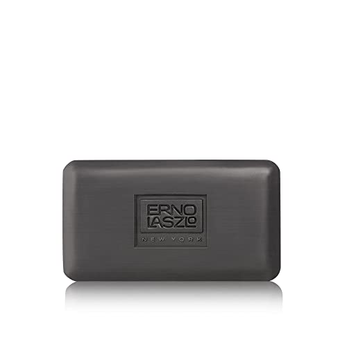Book Cover Erno Laszlo Sea Mud Deep Cleansing Bar, Black | Charcoal Cleansing Face Bar Purifies, Unclogs Pores, Absorbs Excess Oil | 3.4 Oz