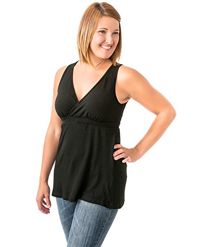 Book Cover Kindred Bravely Ultra Soft French Terry Nursing Tank Top for Maternity/Breastfeeding