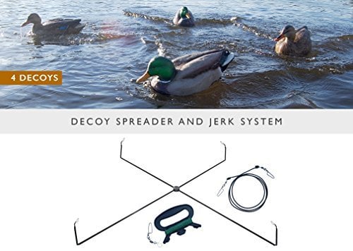 Book Cover Motion Ducks Single Decoy Spreader and Jerk System