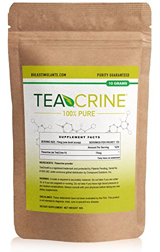 Book Cover TEACRINE | Theacrine 100% Pure Bulk Powder | 133 Servings | New Nootropic Stimulant for Energy Endurance & Focus