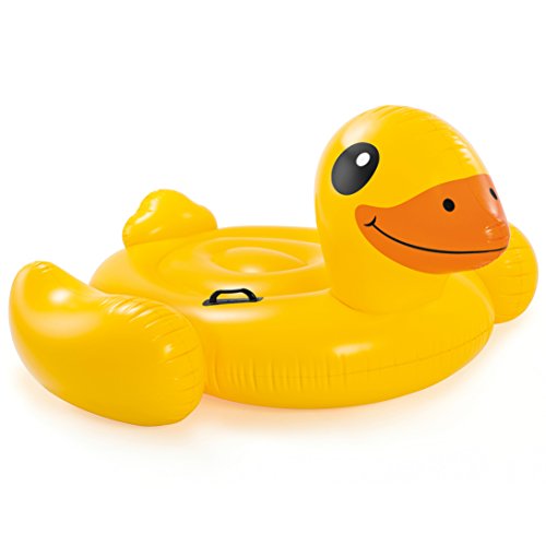 Book Cover Intex Yellow Duck Inflatable Ride-On, 58