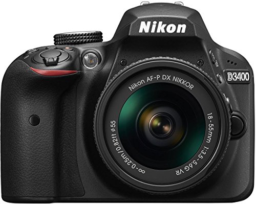 Book Cover Nikon D3400 w/ AF-P DX NIKKOR 18-55mm f/3.5-5.6G VR (Black)