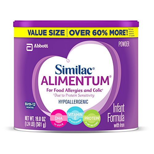 Book Cover Similac Expert Care Alimentum Hypoallergenic Infant Formula with Iron, 19.8 Ounce