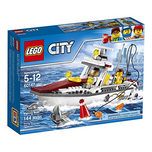 Book Cover LEGO City Fishing Boat 60147 Creative Play Toy