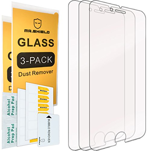 Book Cover [3-PACK]-Mr.Shield For iPhone 6 Plus / iPhone 6S Plus [Tempered Glass] Screen Protector with Lifetime Replacement