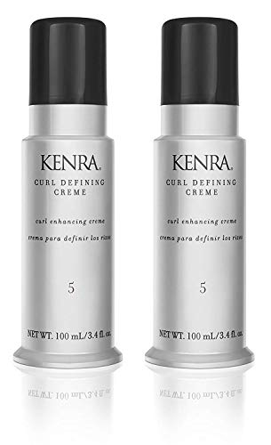 Book Cover Kenra Curl Defining Crème 5 | Texture Enhancing Styler | Tames Frizz & Flyaways | Refines and Seperates Curls & Waves | Helps Resist Humidity | Medium To Coarse Hair | 3.4 fl. oz. (2-Pack)