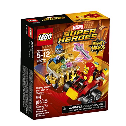 Book Cover LEGO Super Heroes Mighty Micros: Iron Man Vs. Thanos 76072 Building Kit