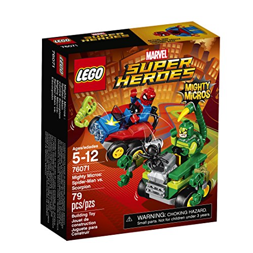 Book Cover LEGO Super Heroes Mighty Micros: Spider-Man vs. Scorpion 76071 Building Kit