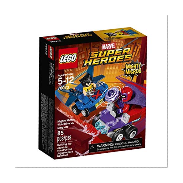Book Cover LEGO Super Heroes Mighty Micros: Wolverine Vs. Magneto 76073 Building Kit