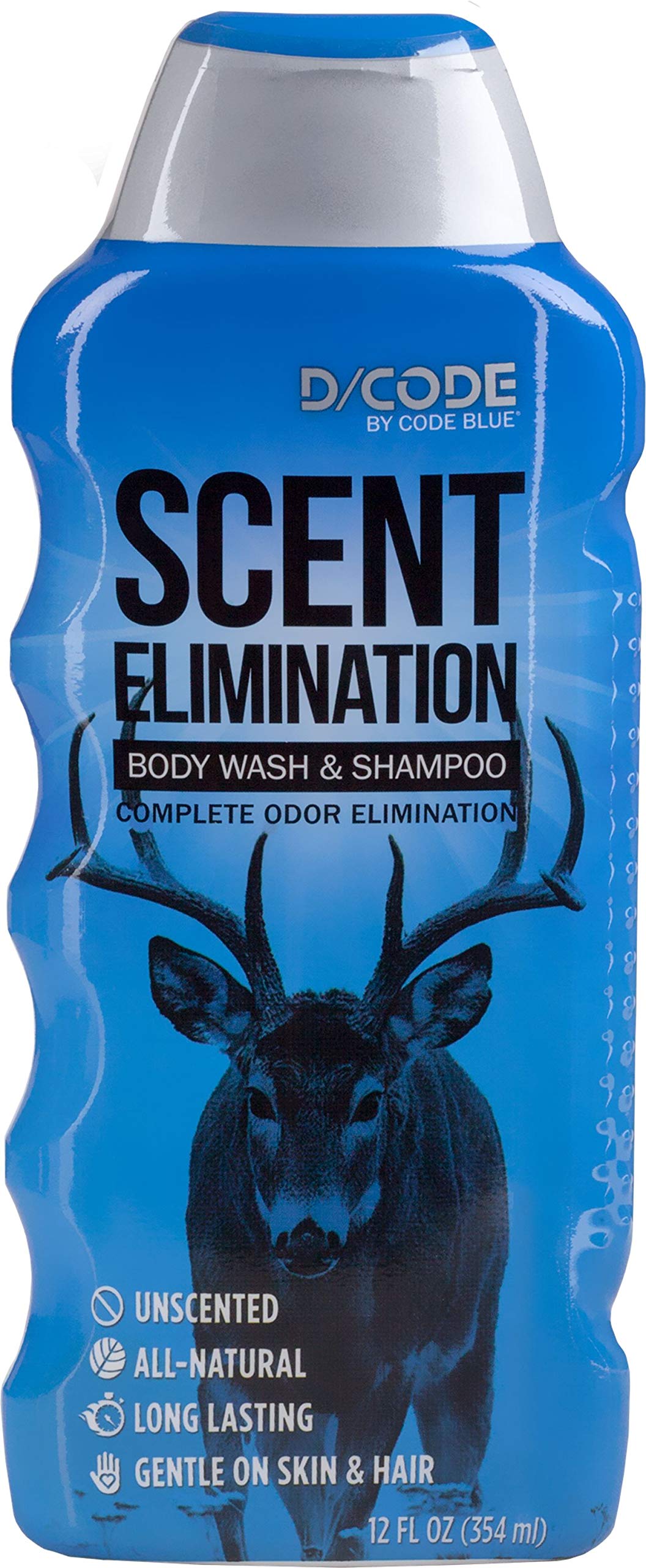 Book Cover Code Blue D/CODE by Code Blue Scent Elimination Body Wash & Shampoo, 12 fl oz