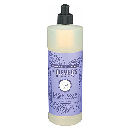 Book Cover Mrs.meyers Clean Day Liquid Dish Soap - Lilac - Case Of 6 - 16 Fl Oz