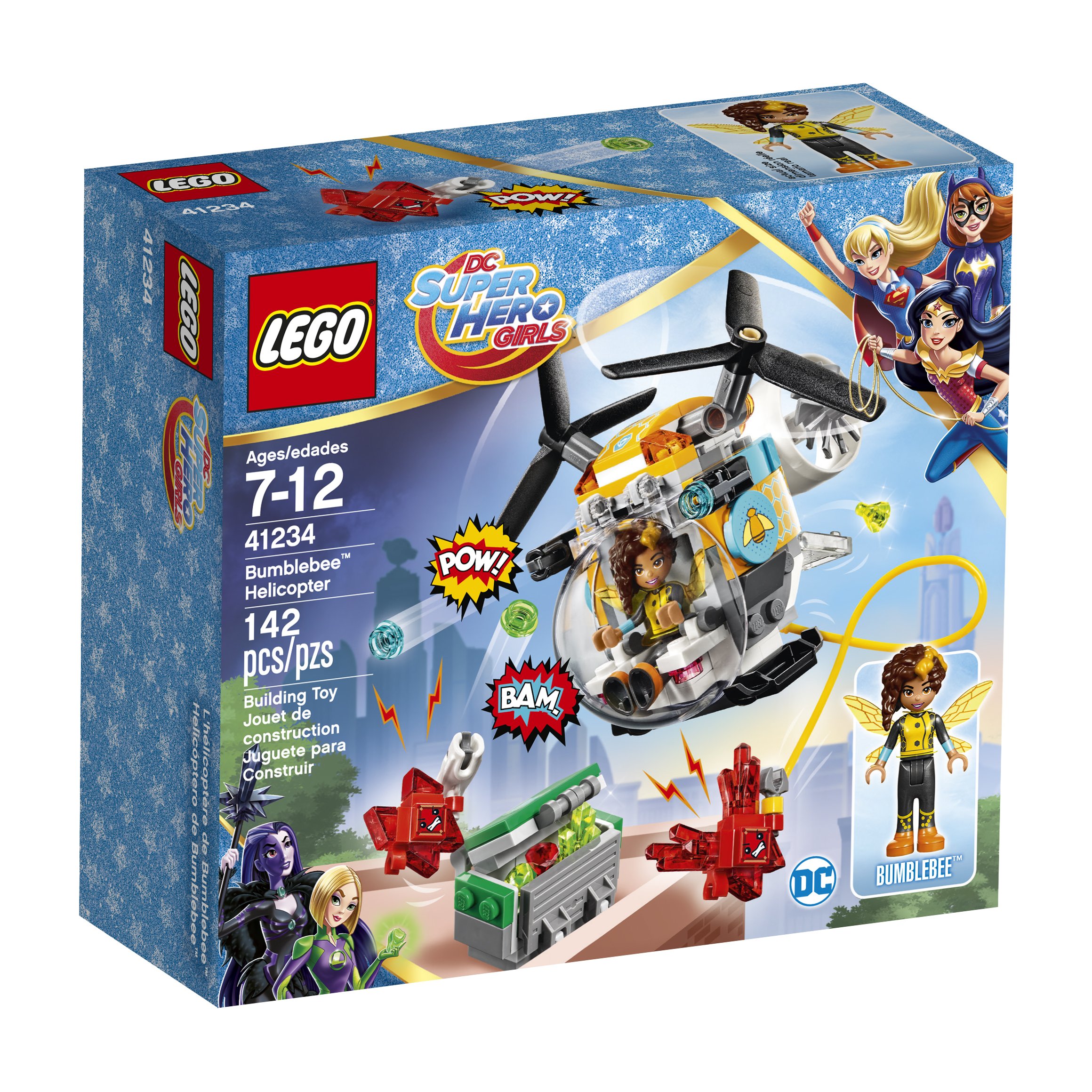 Book Cover LEGO DC Super Hero Girls Bumblebee Helicopter 41234 DC Collectible