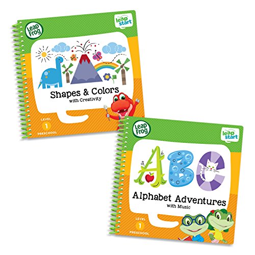 Book Cover LeapFrog Leapstart Preschool Activity Book Bundle with ABC, Shapes & Colors, Level 1