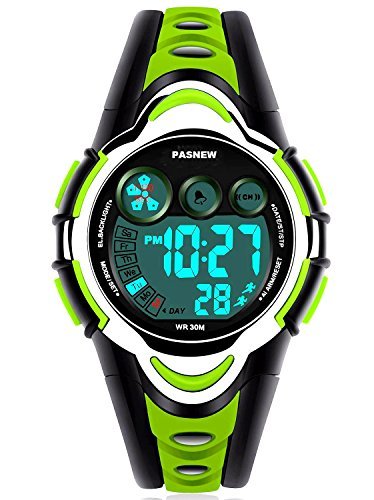 Book Cover New Brand Mall Waterproof Boys/Girls/Kids/Childrens Digital Sports Watches for 5-12 Years Old