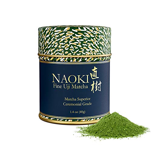 Book Cover Naoki Matcha Superior Ceremonial Blend â€“ Authentic Japanese First Harvest Ceremonial Grade Matcha Green Tea Powder from Uji, Kyoto (40g / 1.4oz)