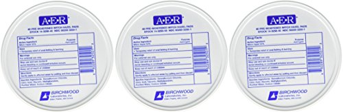 Book Cover BIRCHWOOD LABORATORIES A-E-R Pre-Moistened Witch Hazel Pads (Set of 3) (120 Count)