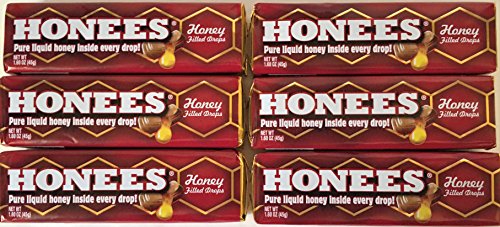 Book Cover Honees All Natural Honey Filled Drops 9 Count (Pack of 6)