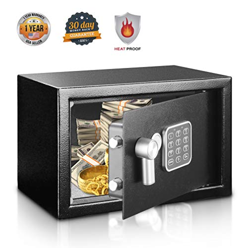 Book Cover Safe and Lock Box - Safe Box, Safes And Lock Boxes, Money Box, Safety Boxes for Home, Digital Safe Box, Steel Alloy Drop Safe, Includes Keys- SereneLife SLSFE14