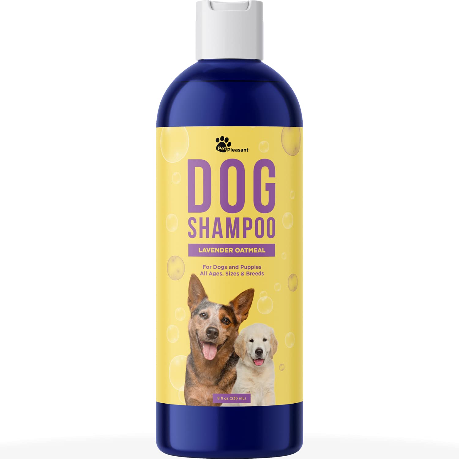 Book Cover Cleansing Dog Shampoo for Smelly Dogs - Refreshing Colloidal Oatmeal Dog Shampoo for Dry Skin and Cleansing Dog Bath Soap - Moisturizing Lavender and Oatmeal Shampoo for Dogs and Great Smelling Pups 1