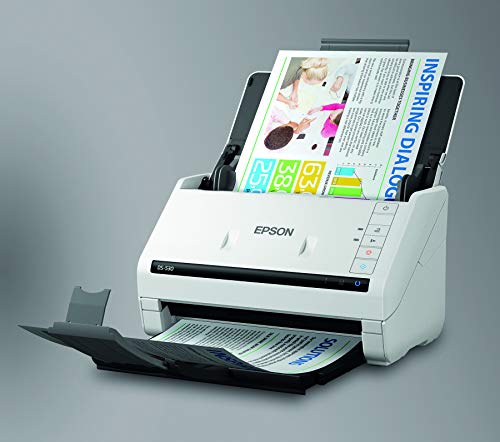 Book Cover Epson DS-530 Document Scanner: 35ppm, TWAIN & ISIS Drivers