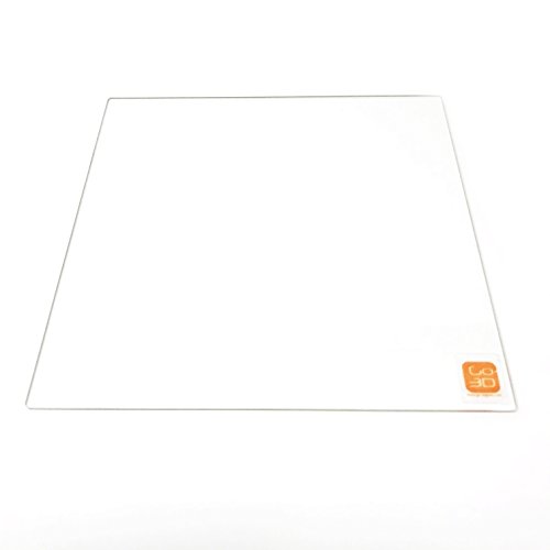 Book Cover GO-3D PRINT 220mm x 220mm Borosilicate Glass Plate/Bed w/Flat Polished Edge for MK2 MK3 Heated Bed 3D Printer
