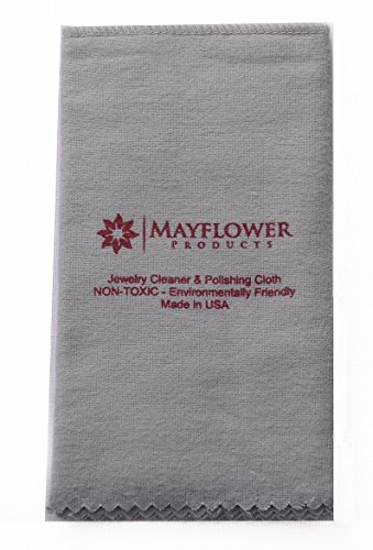 Book Cover Pro Size Polishing Cleaning Cloth Pure Cotton Made in USA for Gold, Silver, and Platinum Jewelry, Watch Coins Non Toxic Tarnish Remover Large Cleaner Cloth 11 x 14 inches Keeps Jewelry Clean and Shiny