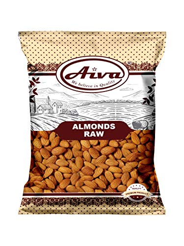Book Cover AIVA, Natural Whole Raw Almonds Unsalted No Shell - 5 Lb