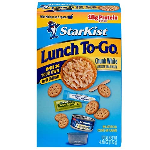 Book Cover StarKist Lunch To-Go Chunk White Mix Your Own Tuna Salad, 4.48 Oz, Pack of 12