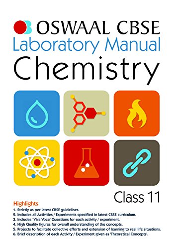 Book Cover Oswaal CBSE Laboratory Manual For Class 11 Chemistry
