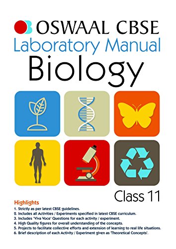 Book Cover Oswaal CBSE Laboratory Manual For Class 11 Biology