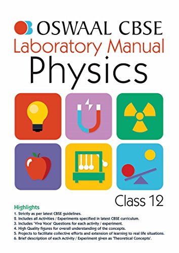 Book Cover Oswaal CBSE Laboratory Manual For Class 12 Physics