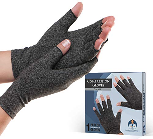 Book Cover Dr. Frederick's Original Arthritis Gloves for Women & Men - Compression for Arthritis Pain Relief - Rheumatoid & Osteoarthritis - Small