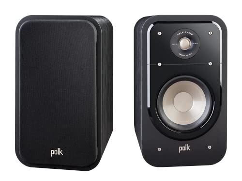 Book Cover Polk Audio Signature Series S20 Bookshelf Speakers (Pair, Black) â€“ 6.5â€ Driver, Surround Sound, Power Port Technology, Detachable Magnetic Grille (Discontinued by Manufacturer)