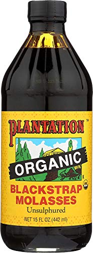 Book Cover Plantation Blackstrap Molasses, Organic, 15 oz (Pack of 2)