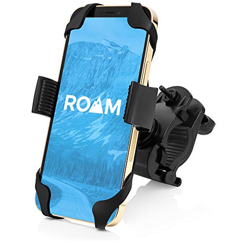 Book Cover Roam Universal Premium Bike Phone Mount for Motorcycle - Bike Handlebars, Adjustable, Fits iPhone 7 | 7 Plus, 8 | 8 Plus, iPhone 6s | 6s Plus, Galaxy S7, S6, S5, Holds Phones Up to 3.5