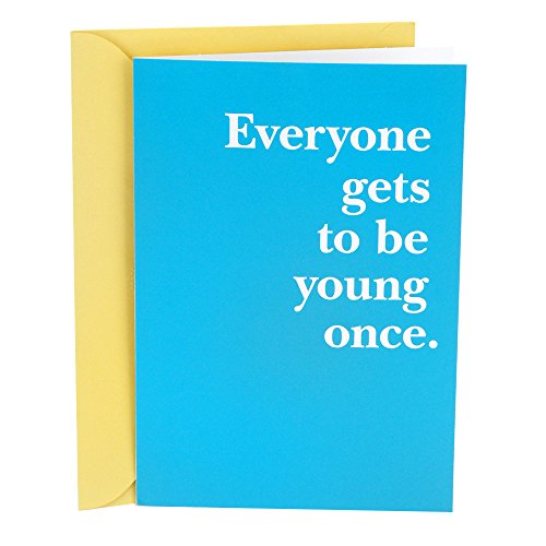 Book Cover Hallmark Shoebox Funny Birthday Card (Young Once)