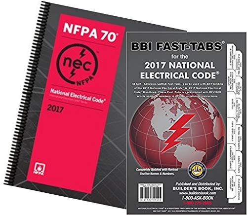 Book Cover NFPA 70: National Electrical Code (NEC) Spiralbound and Fast Tabs, 2017 Edition, Set