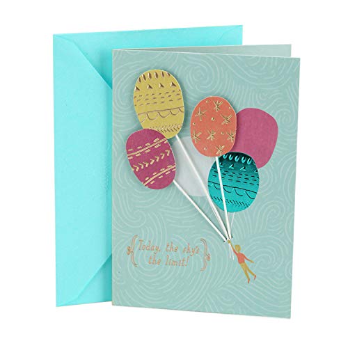 Book Cover Hallmark Birthday Greeting Card for Her (Balloons)