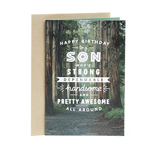Book Cover Hallmark Birthday Card for Son (Woodland Trail)