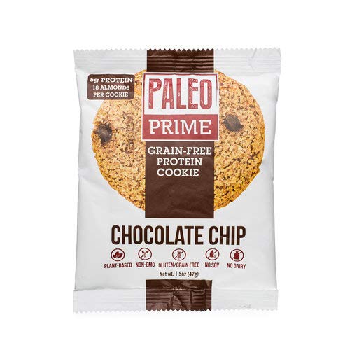 Book Cover Paleo Prime Protein Cookie Chocolate Chip 12 count