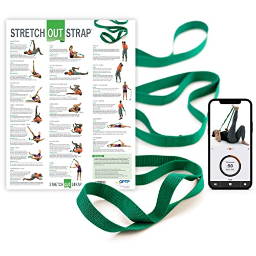 Book Cover OPTP Stretch Out Strap With Stretching Exercise Poster