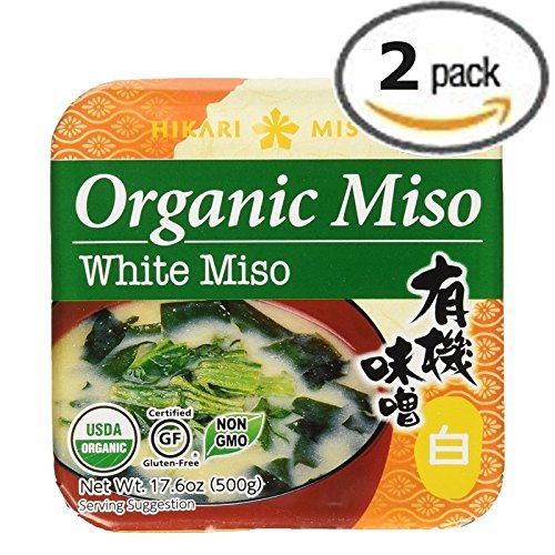 Book Cover TWIN PACK! Hikari ORGANIC White Miso Paste - 2 tubs, 17.6 oz by Hikari Miso (Basic)