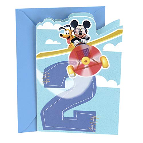Book Cover Hallmark 2nd Birthday Card (Disney Mickey Mouse) - 0399RZB1220