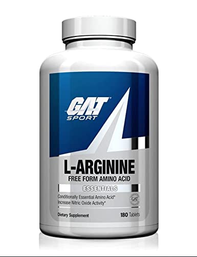 Book Cover GAT Sport L-Arginine Tablets, 180 Count