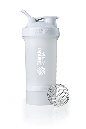 Book Cover BlenderBottle C01711 ProStak System with 22-Ounce Bottle and Twist n' Lock Storage, 22 oz, White