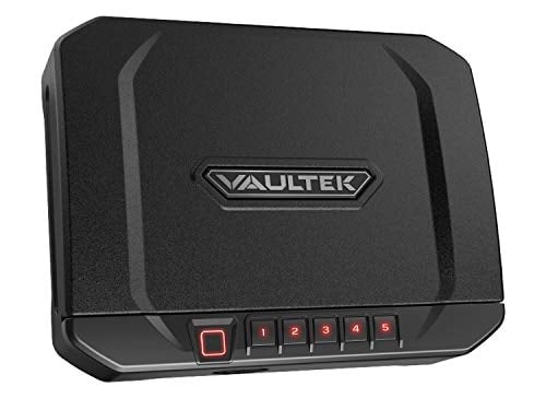 Book Cover Vaultek VT20i Biometric Bluetooth Smart Pistol Safe with Auto-Open Lid and Rechargeable Battery