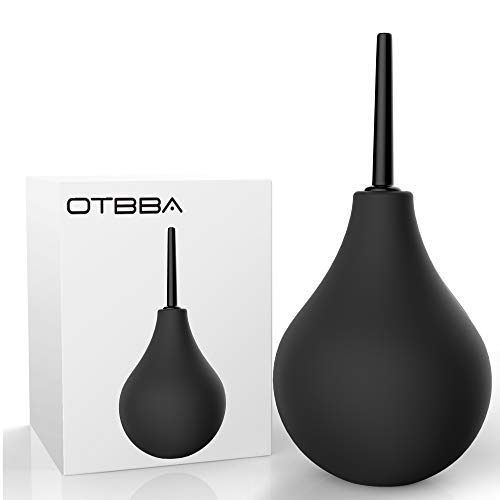 Book Cover OTBBA Enema Bulb Kits Clean Anal Silicone Douche for Men Women FDA Certificate Comfortable Medical Kits with 2 Nozzles
