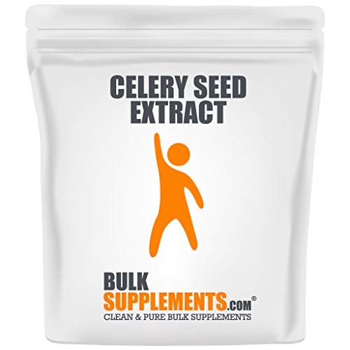 Book Cover BulkSupplements.com Celery Seed Extract - Apigenin Supplement - Celery Powder - Celery Seeds Supplement (500 Grams - 1.1 lbs)